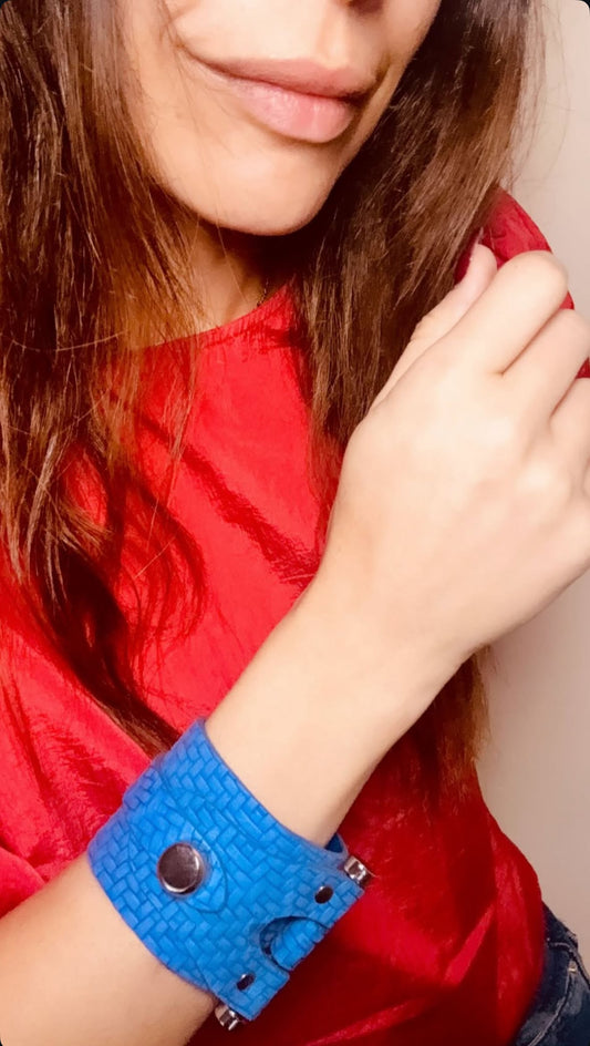 Brazalete 100% cuero. Transferencia bancaria $2650