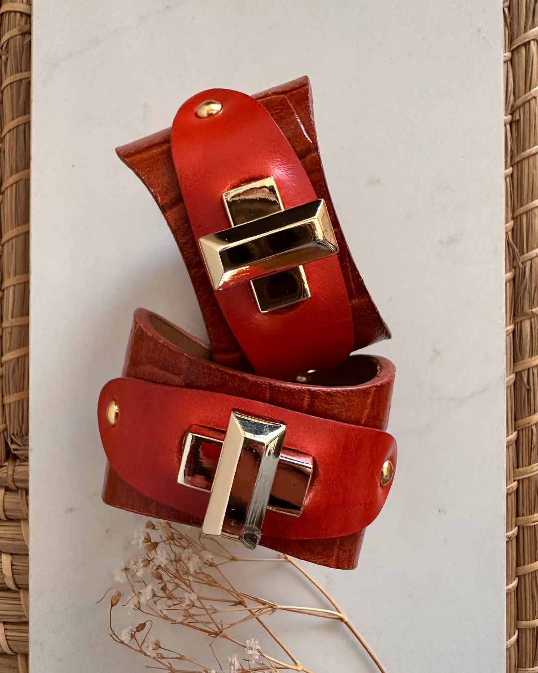Brazalete 100% cuero. Transferencia bancaria $2650