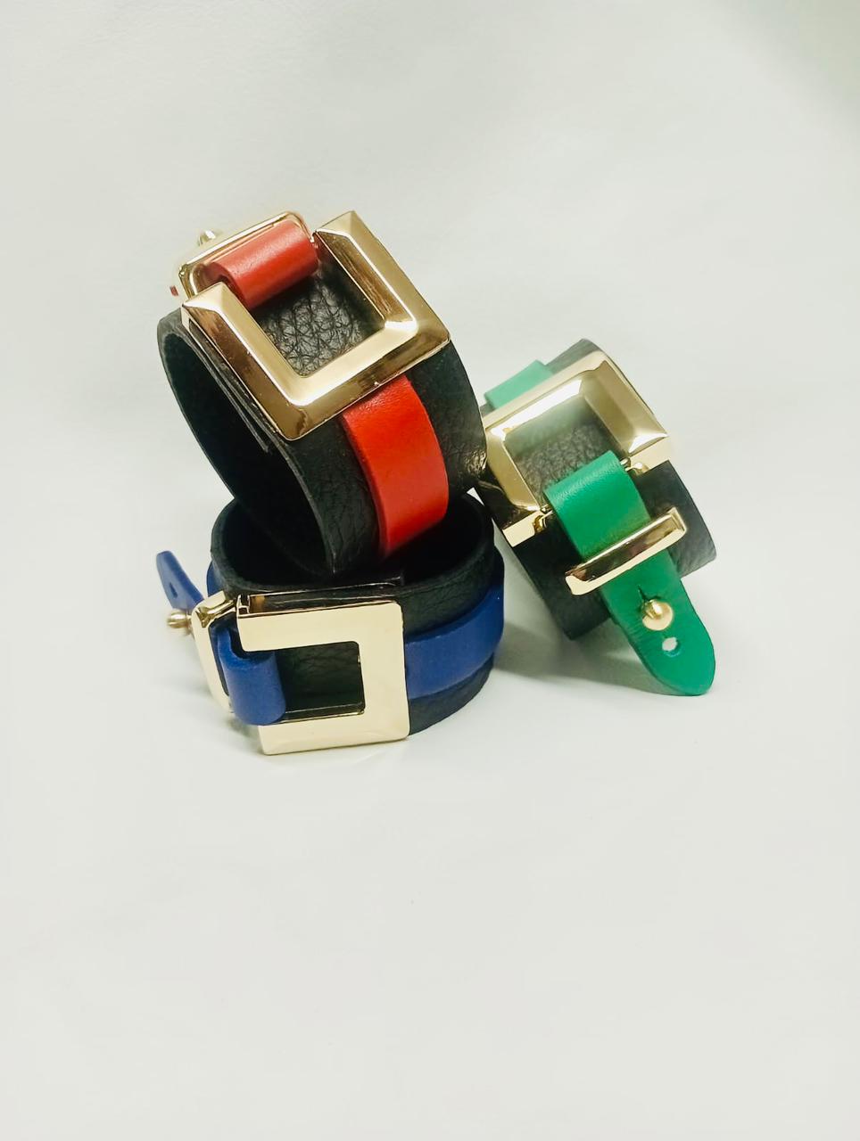 Brazalete 100% cuero • pagos mediante transferencia bancaria $2300