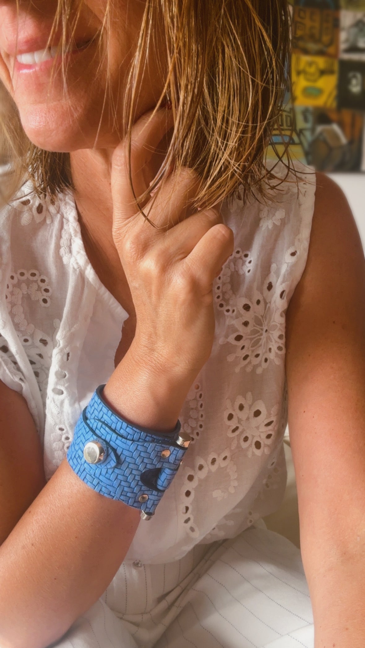 Brazalete 100% cuero. Transferencia bancaria $2650