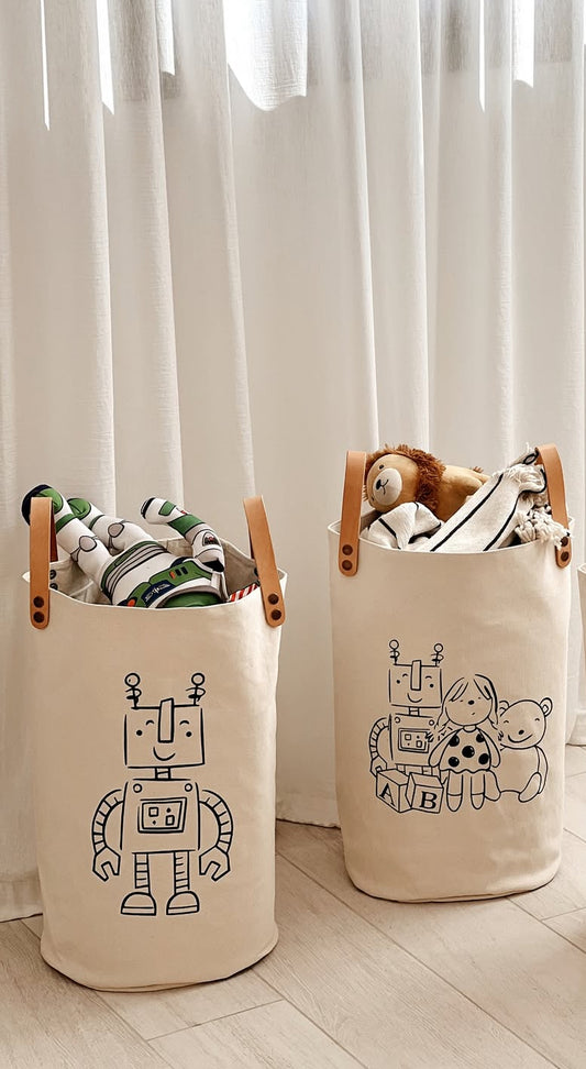 Contenedor Laundry kids Lienzo                                    (Transf. Bancaria $1650)