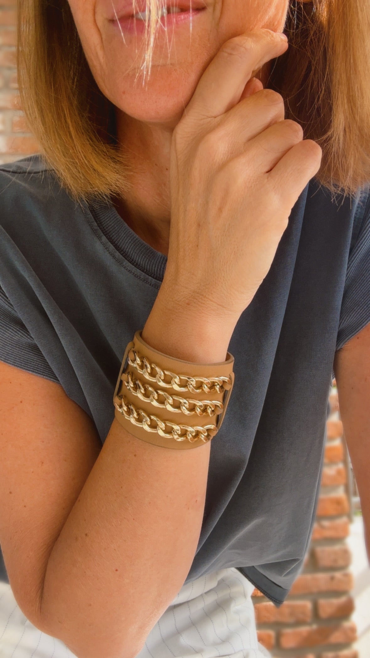 ‼️ SALE ‼️ VAINILLA • Brazalete 100% cuero. Transferencia bancaria $2100