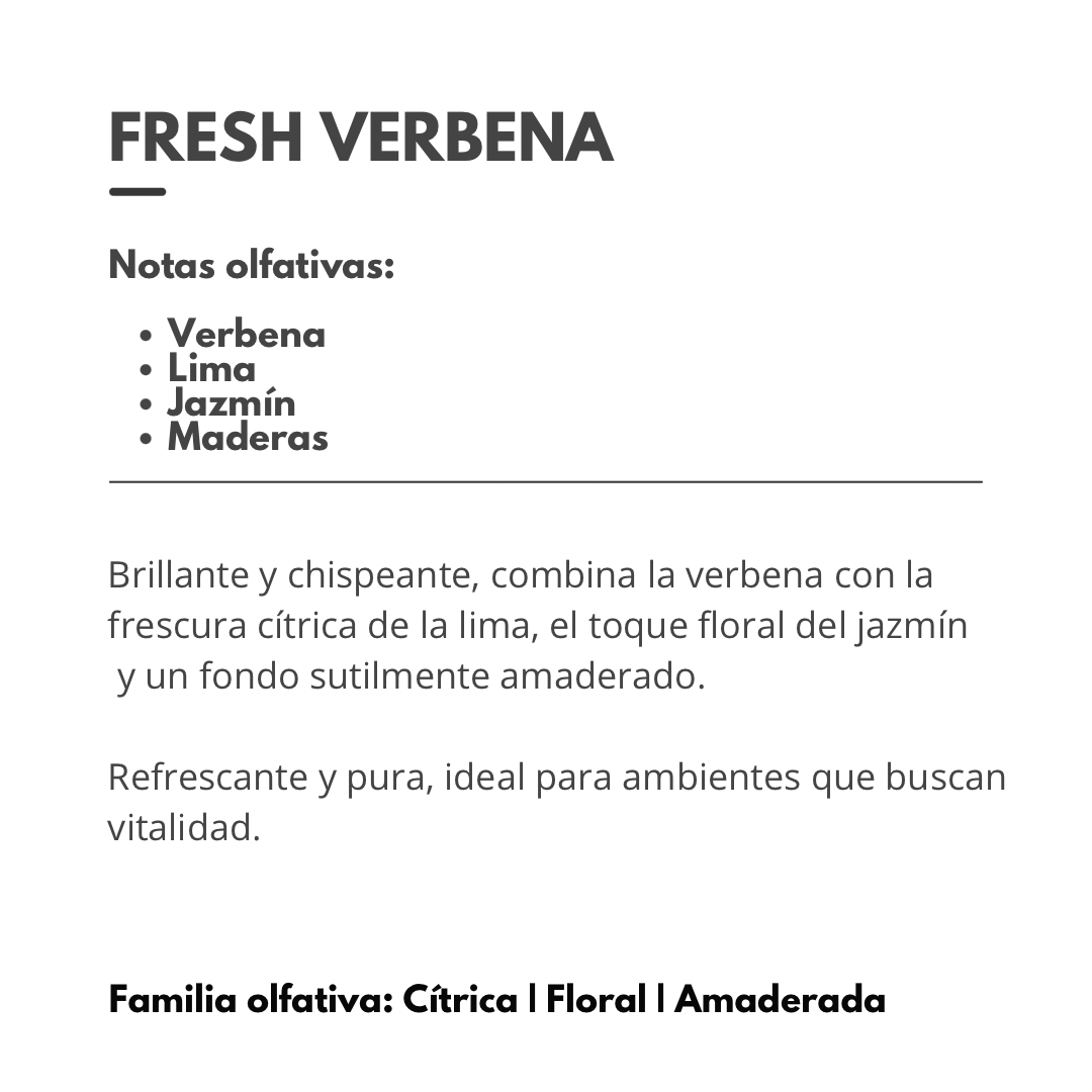 Difusor de Varillas Fresh Verbena 250 ml.                                   (Transf. bancaria $ 1150)