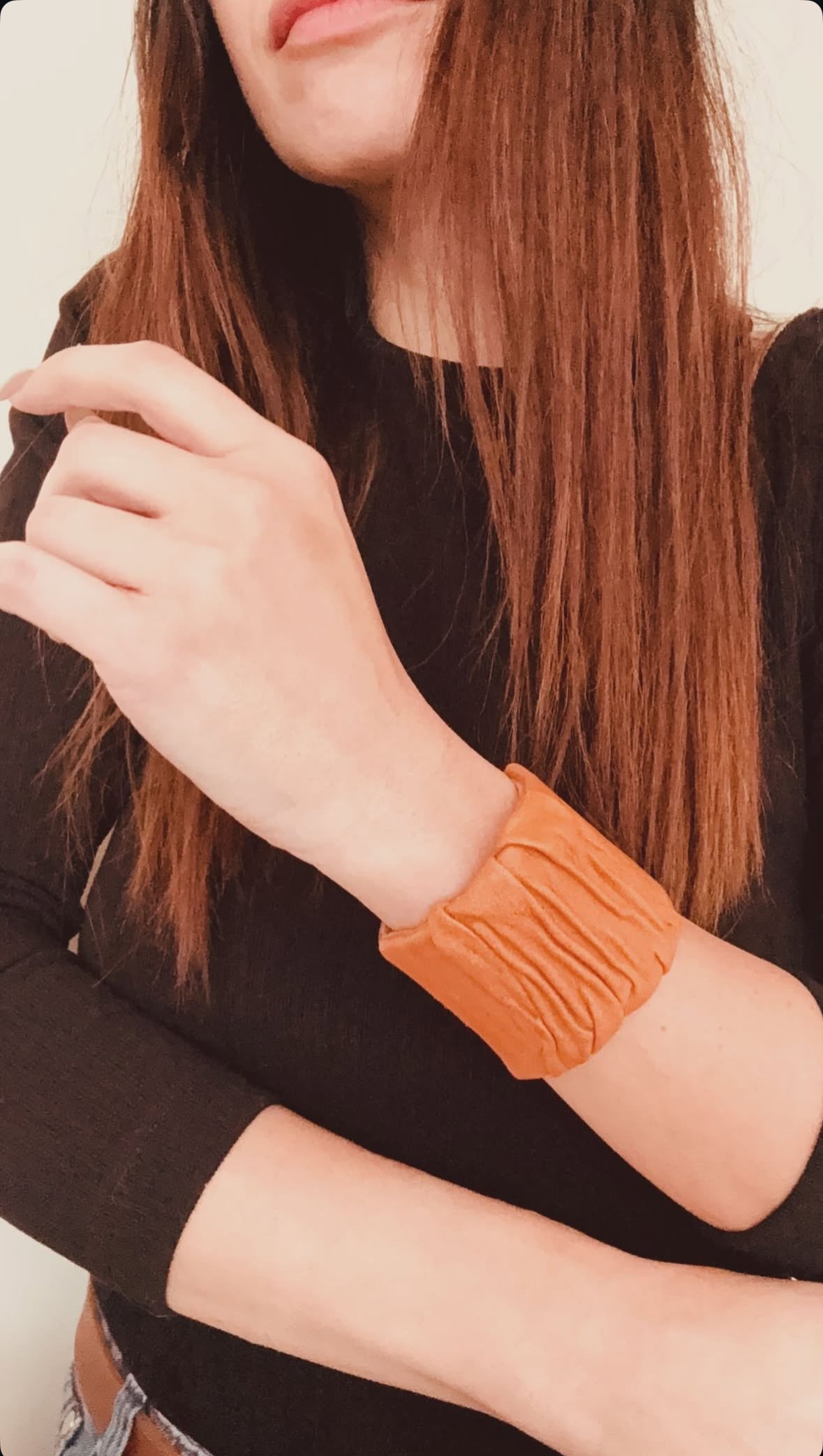 Brazalete 100% cuero. Transferencia bancaria $2200