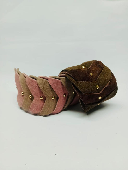 Brazalete 100% cuero. Transferencia bancaria $2500