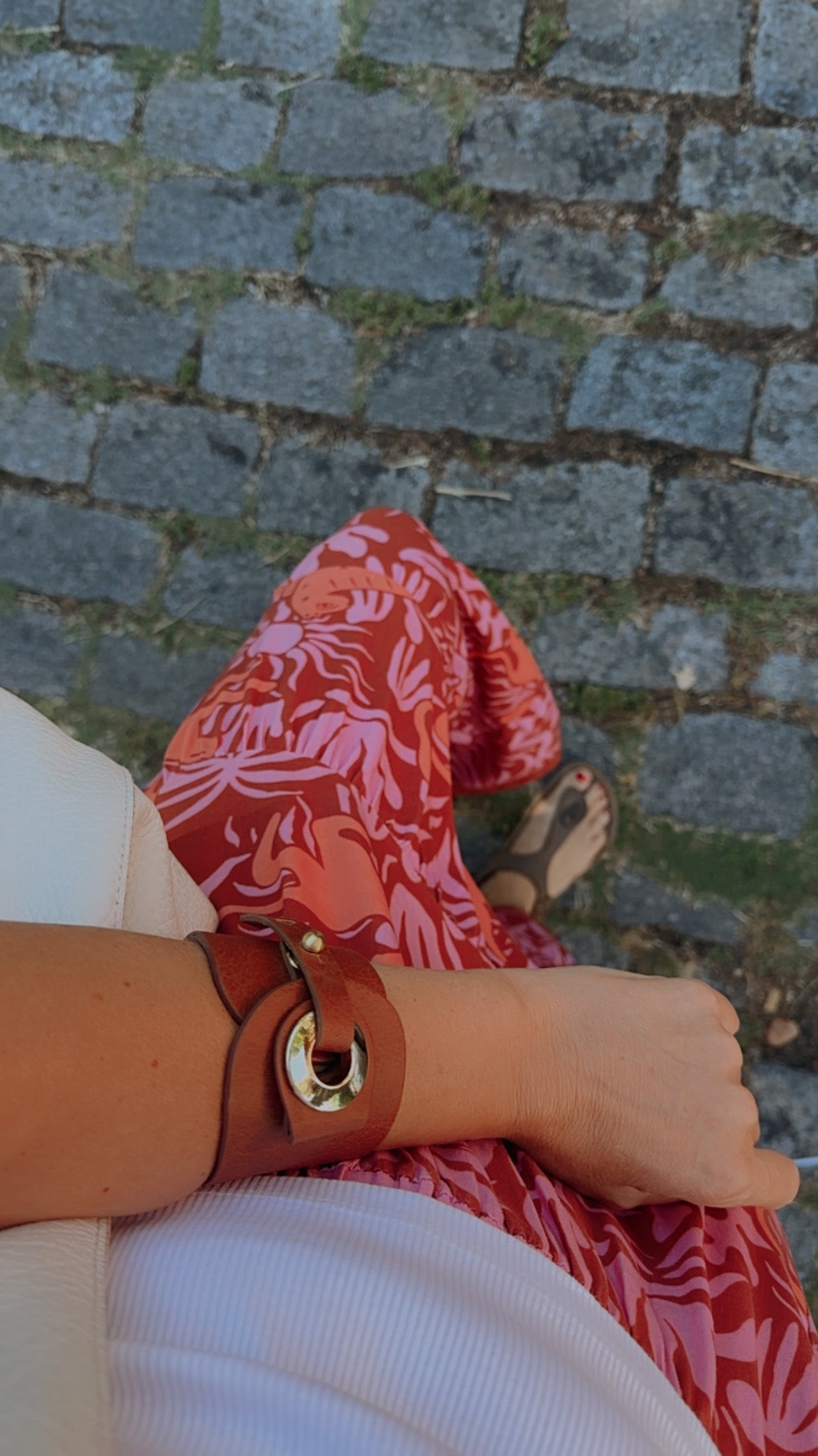 Brazalete 100% cuero. Transferencia bancaria $2520