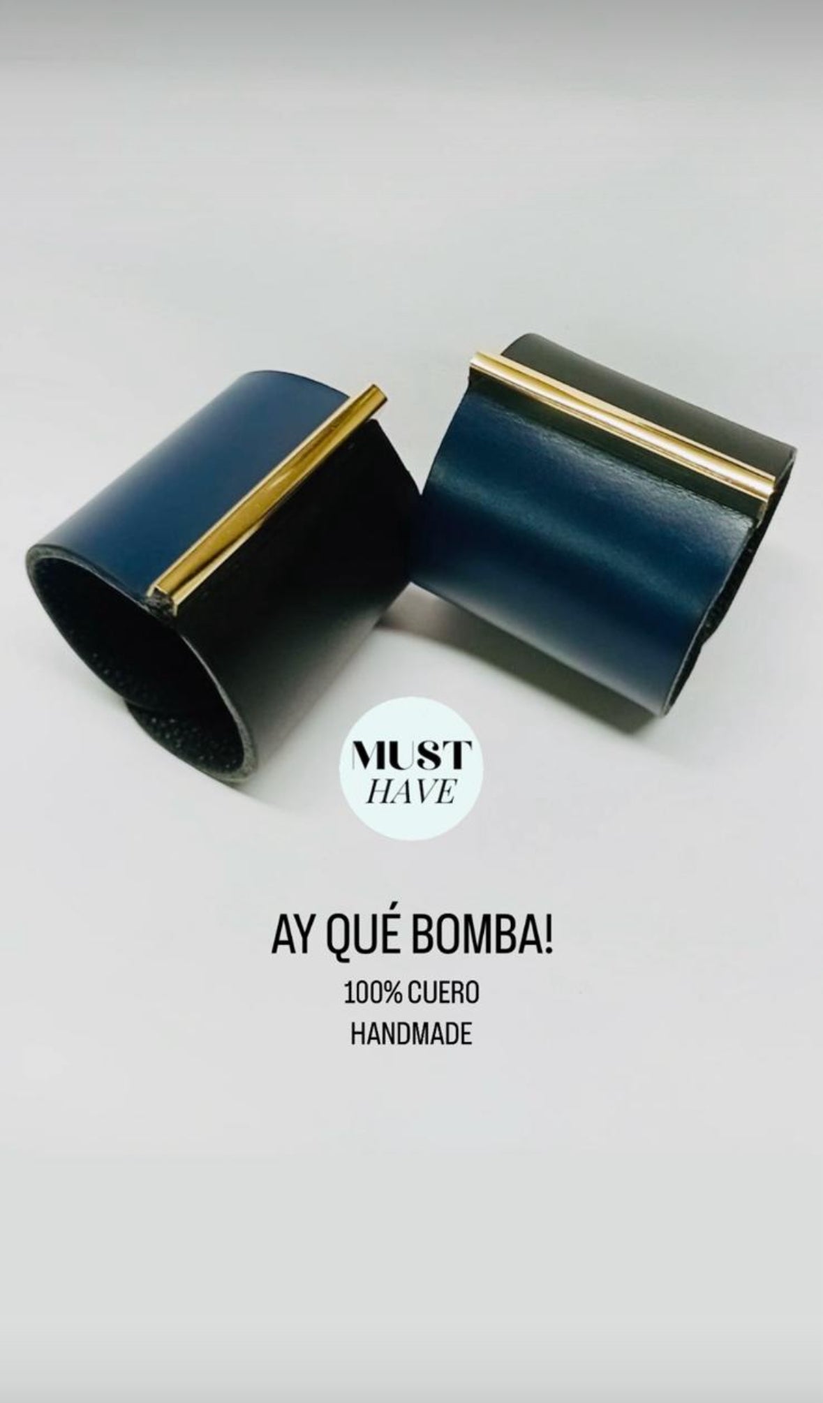 Brazalete 100% cuero. Transferencia bancaria $2700