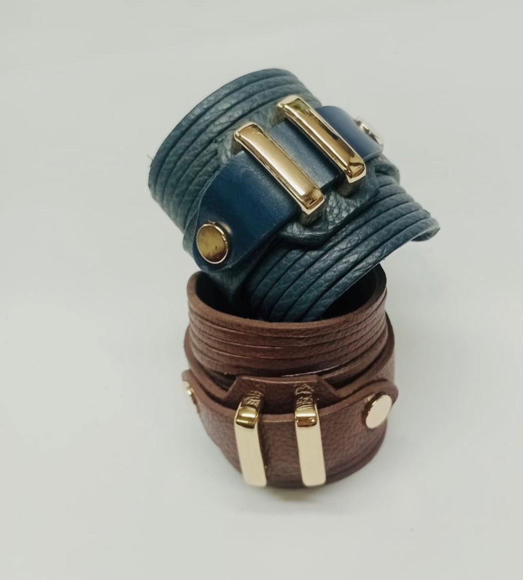 Brazalete 100% cuero. Transferencia bancaria $2650