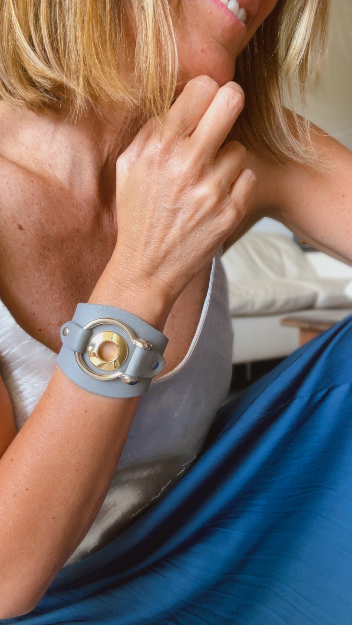 Brazalete 100% cuero. Transferencia bancaria $2650